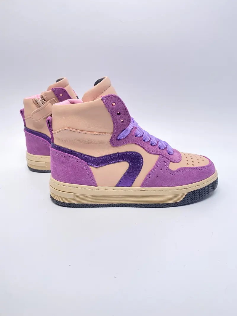 Hip H1301 lila B combi, roze lila, roze neus