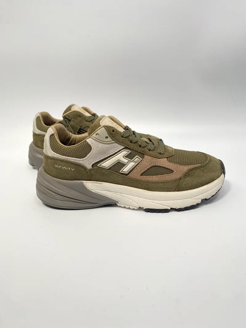Hip H1667 khaki - combi sneaker