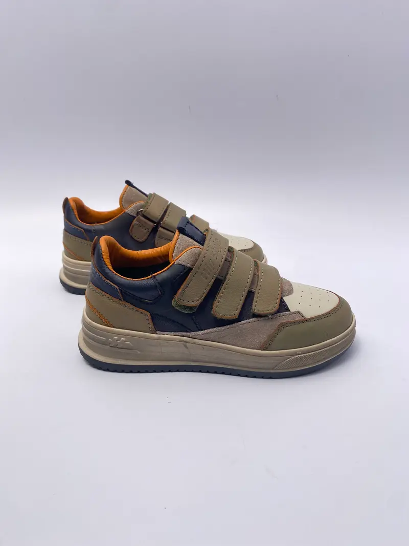 Hip H1735 groen/beige laag klitteband