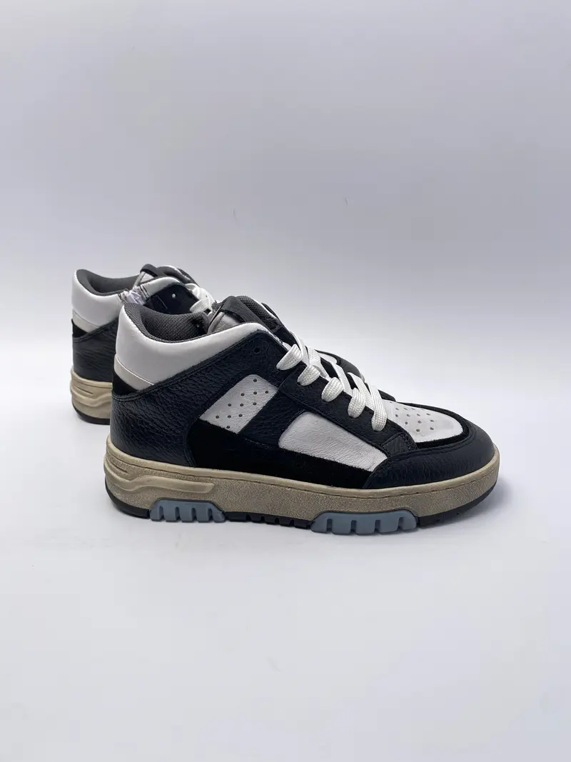 Hip Sneakers H1725 half hoog zwart wit