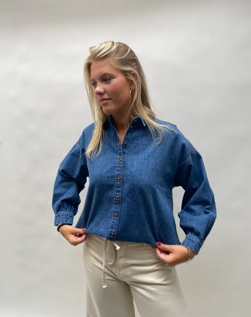 Hod blouse chemise kelly blue jeans