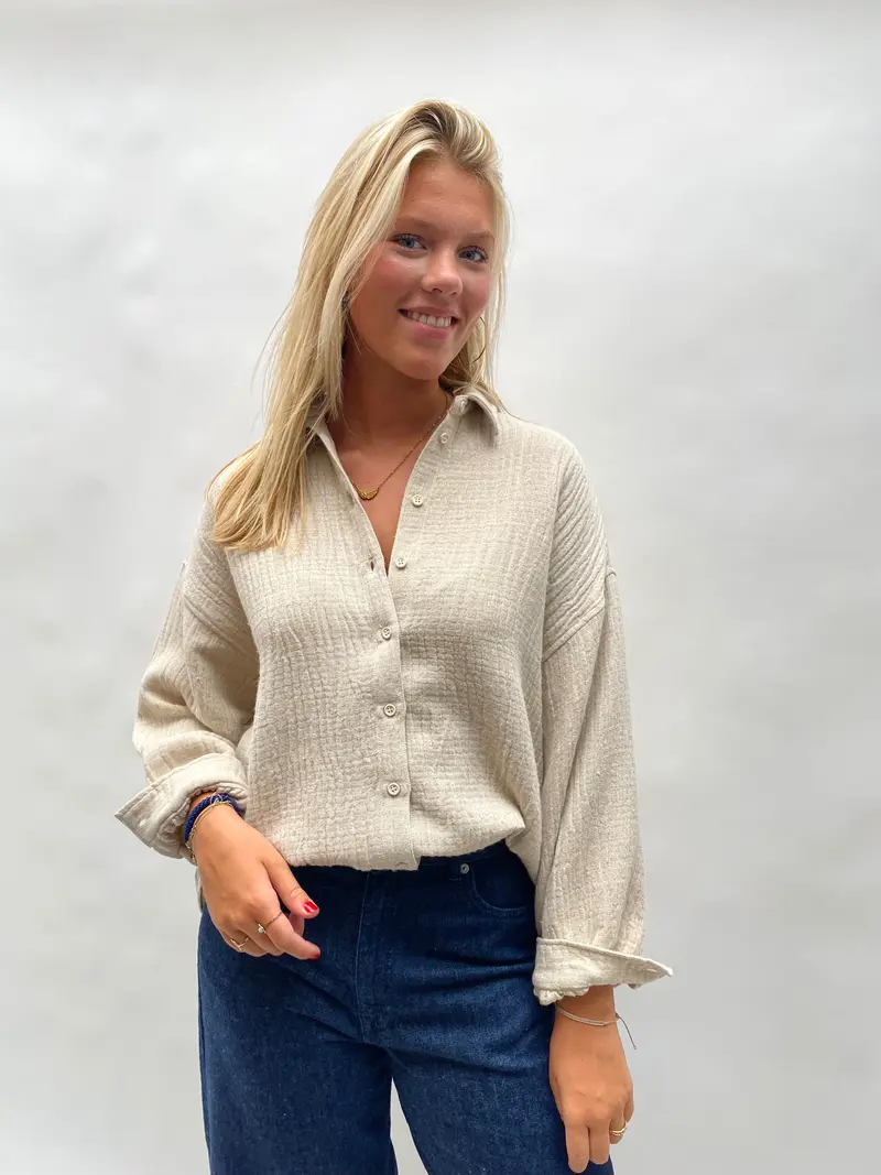 Hod blouse chemise kelly latte gaze
