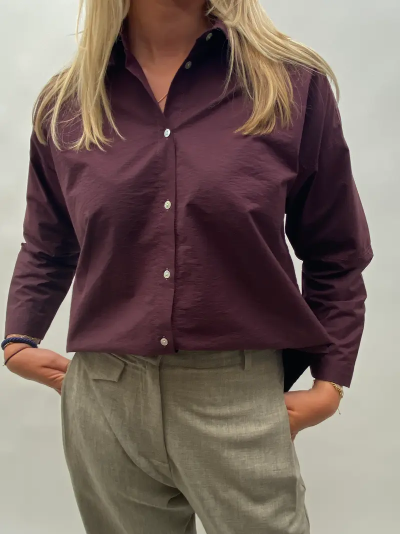 Hod blouse chemise ketty burgundy