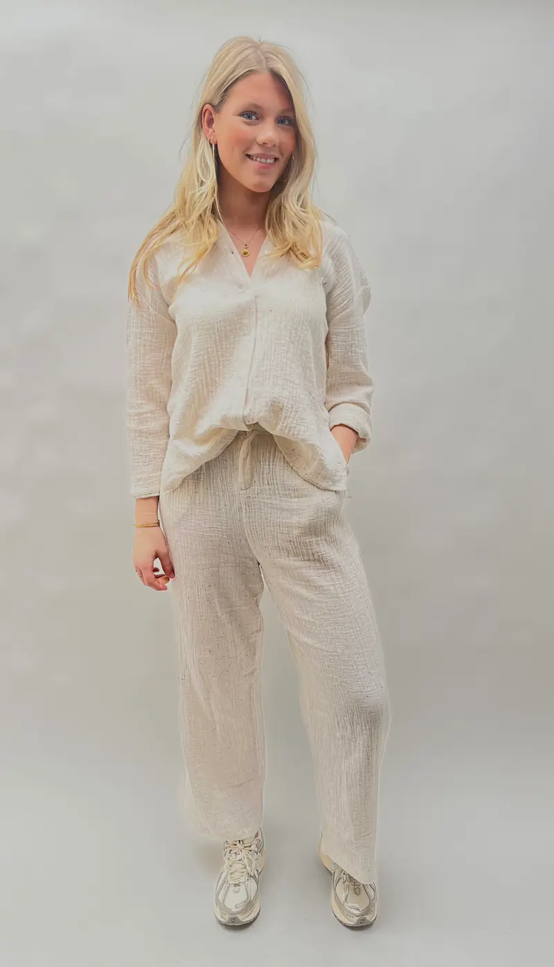 Hod Leonie blouse cream