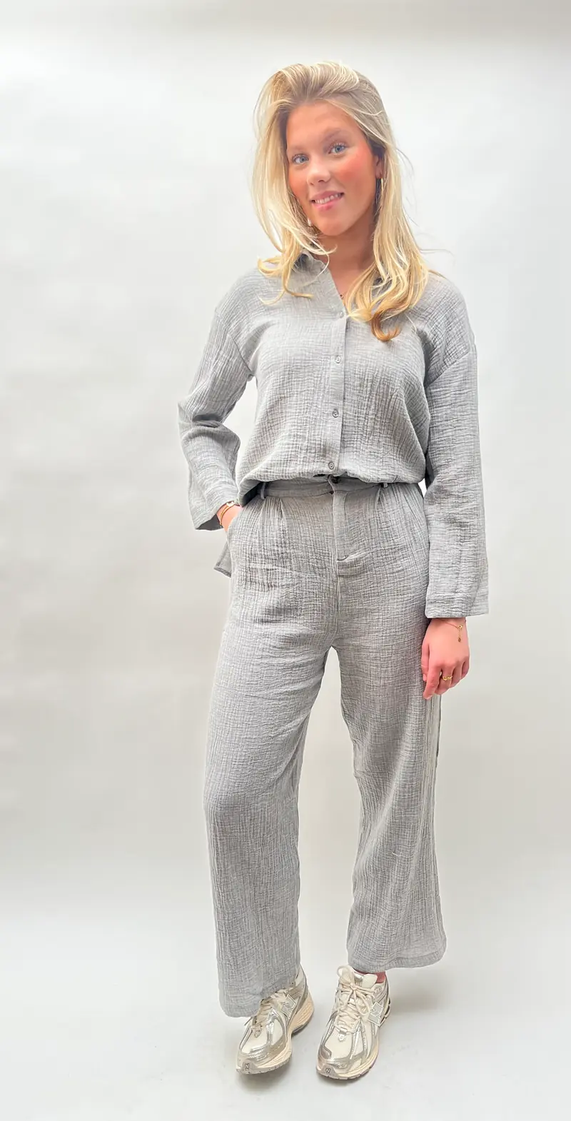 Hod Leonie blouse smoke