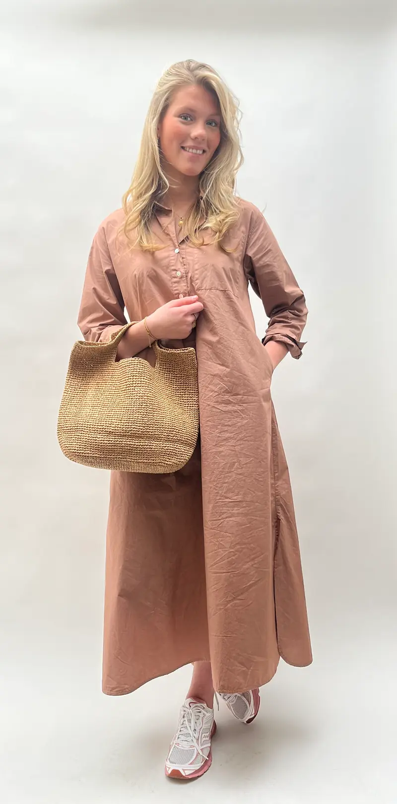 Hod Robe Rachel jurk Nut