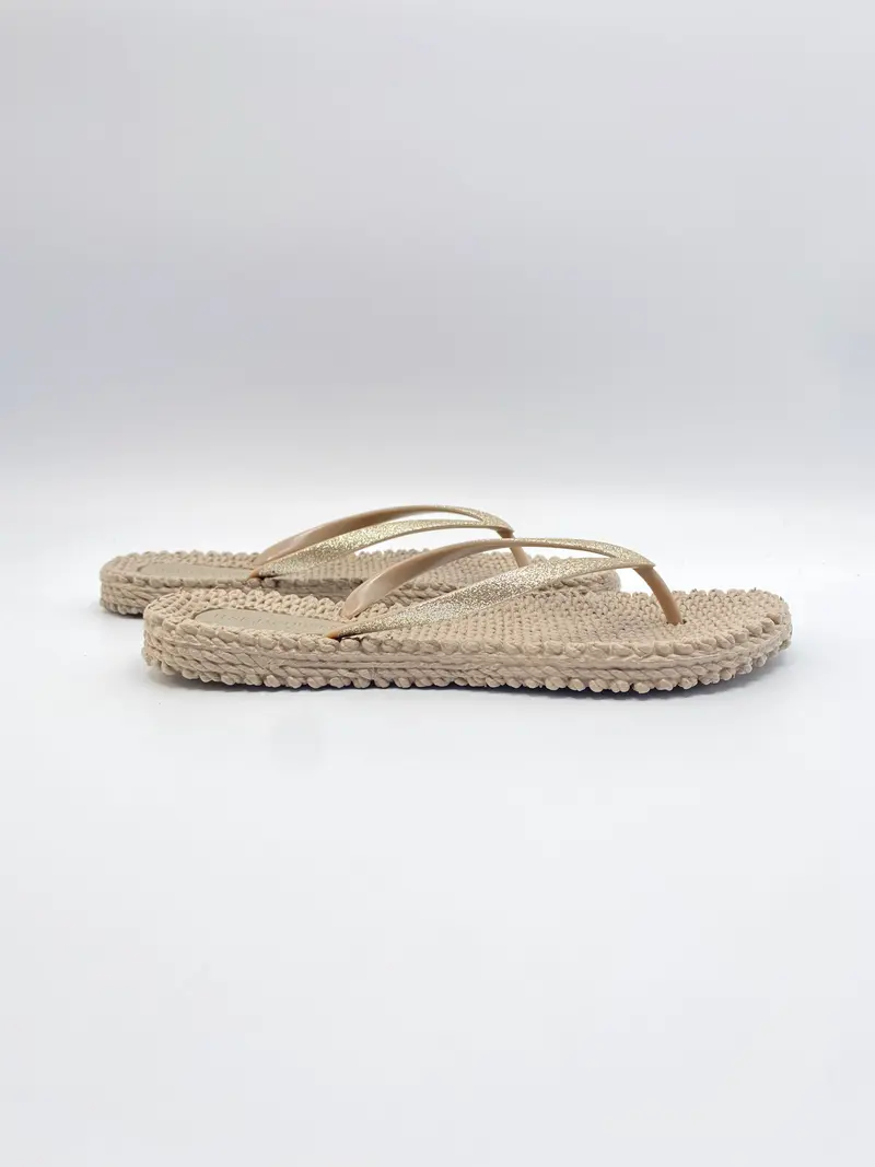Ilse Jacobsen slippers atmosphere / champagne