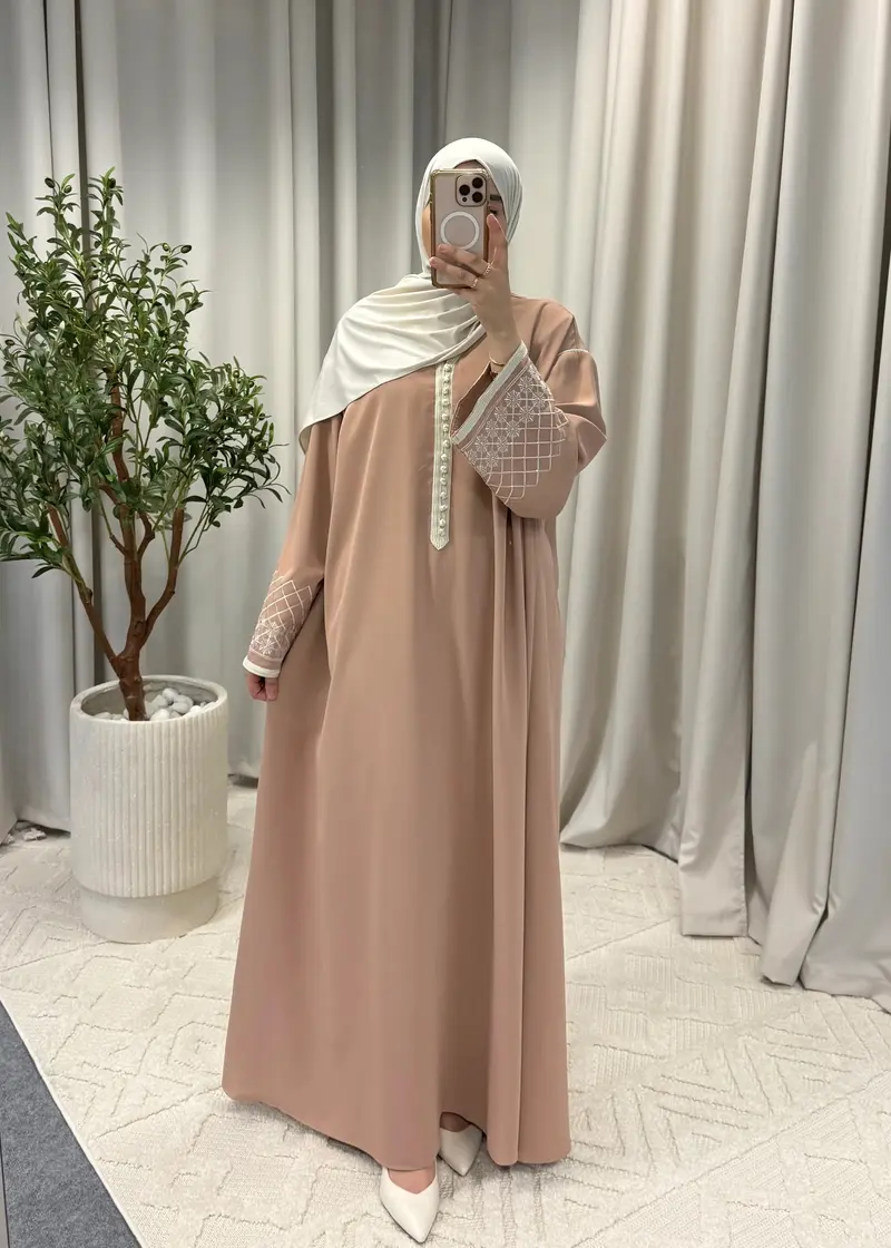 INAYAH SFIFFA ABAYA APRICOT