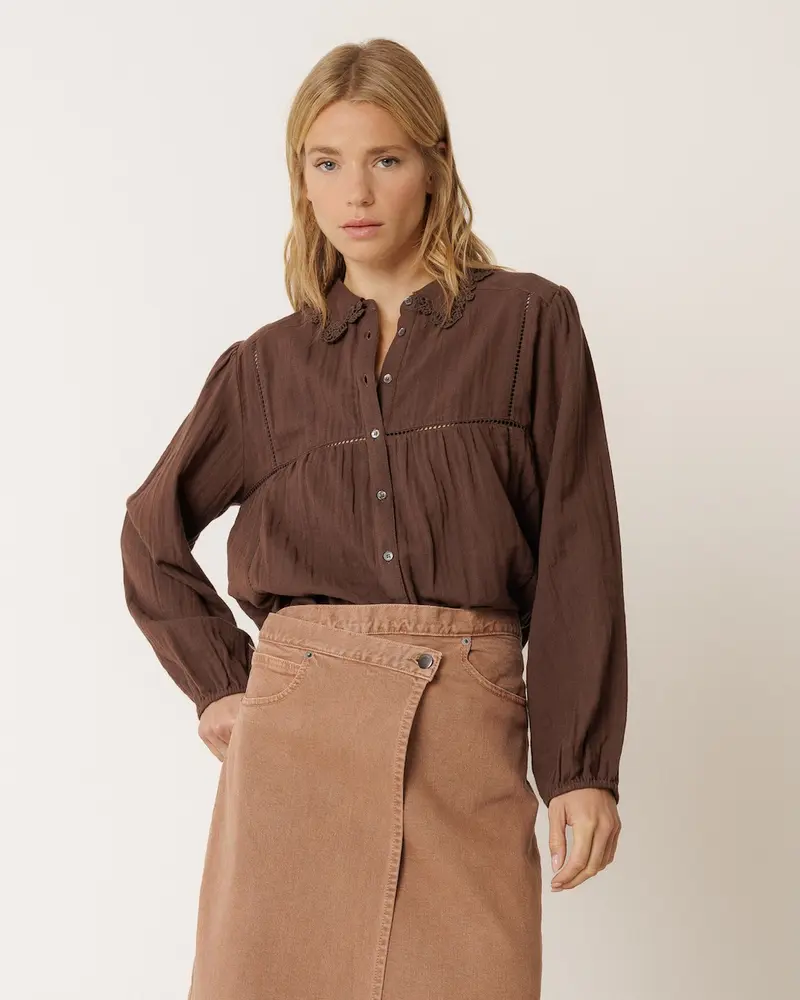 Indi Brown Blouse