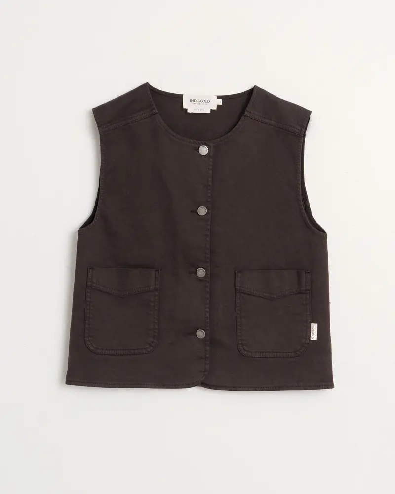 Indi Chocolate Vest
