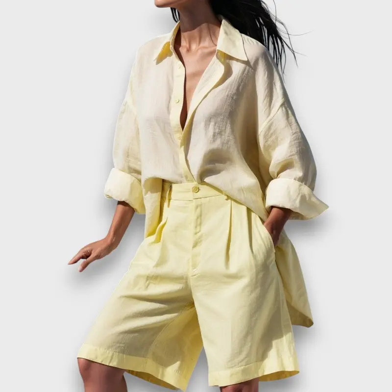 Isa – Shirt Set with Shorts
