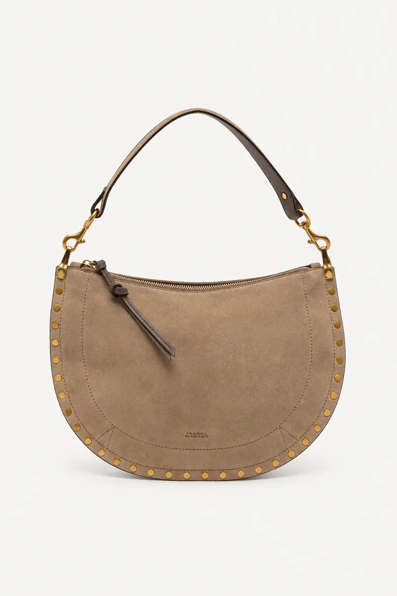 Isabel Marant - Tas - Oskan Soft Zip - Smoky Taupe