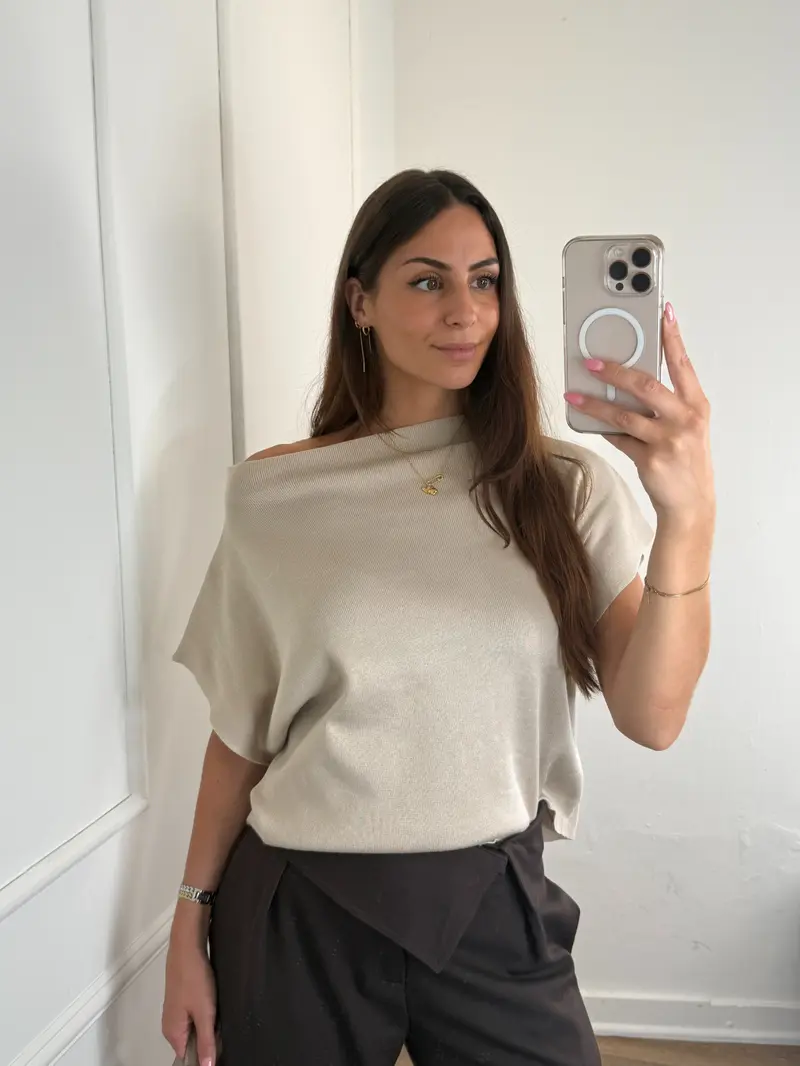 Isabella top beige