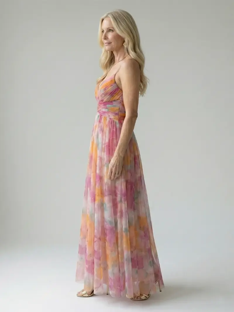Isel | Soft Wrap Maxi Kleid