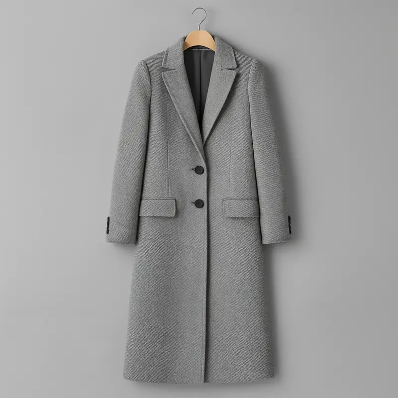 Jade™ | Elegant Long Wool Coat