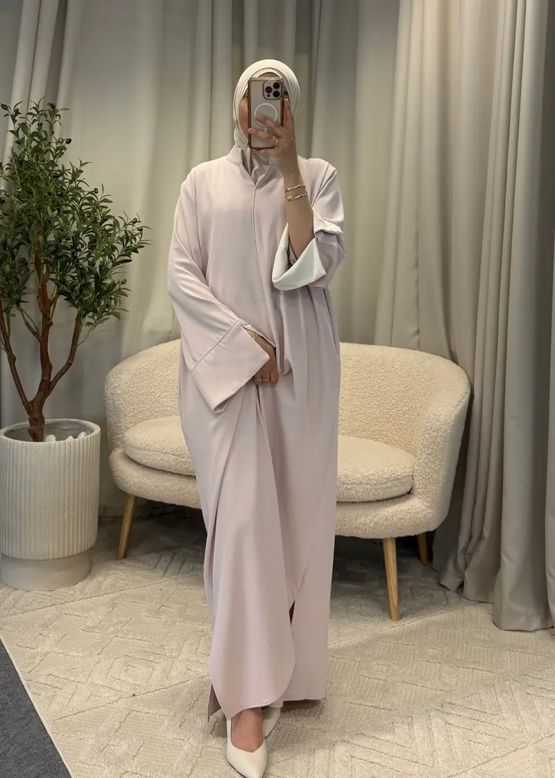 JAMILA ABAYA SOFT PINK