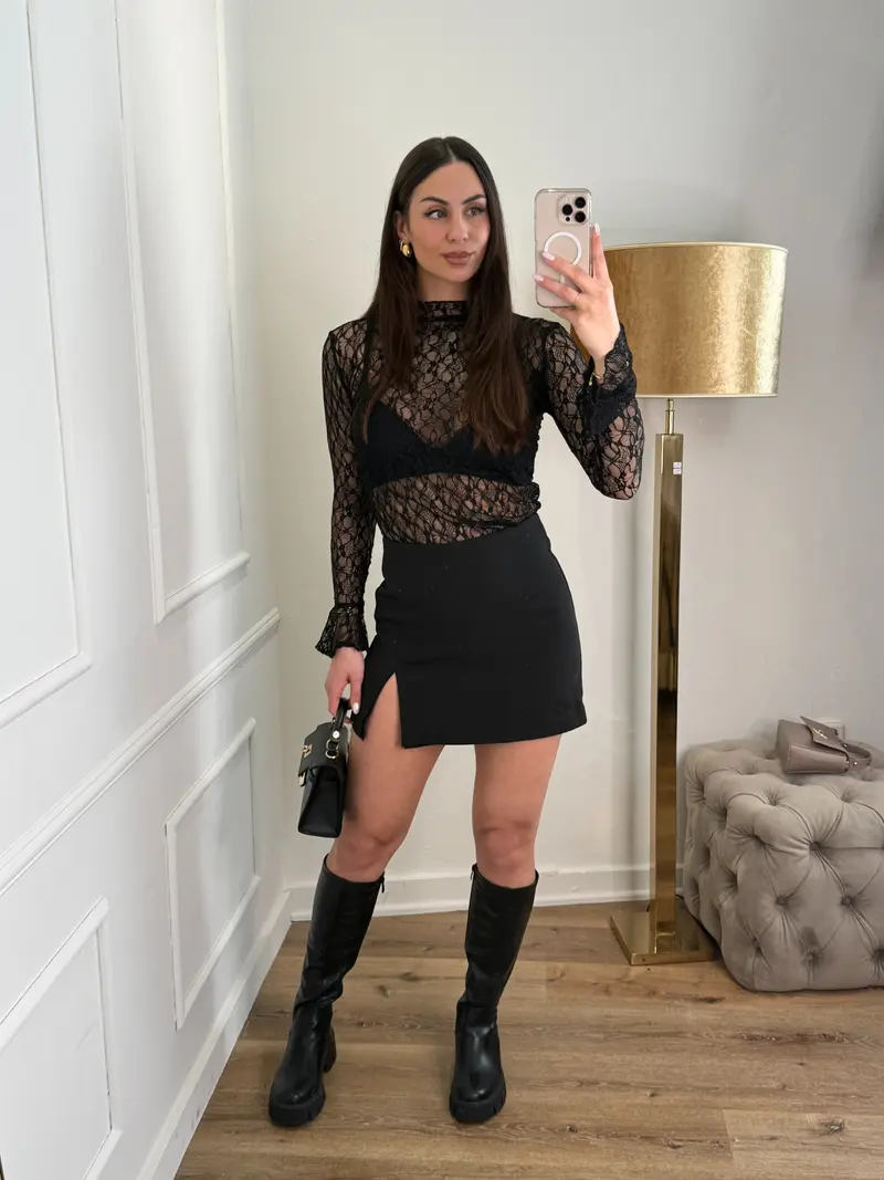 Jane skort zwart