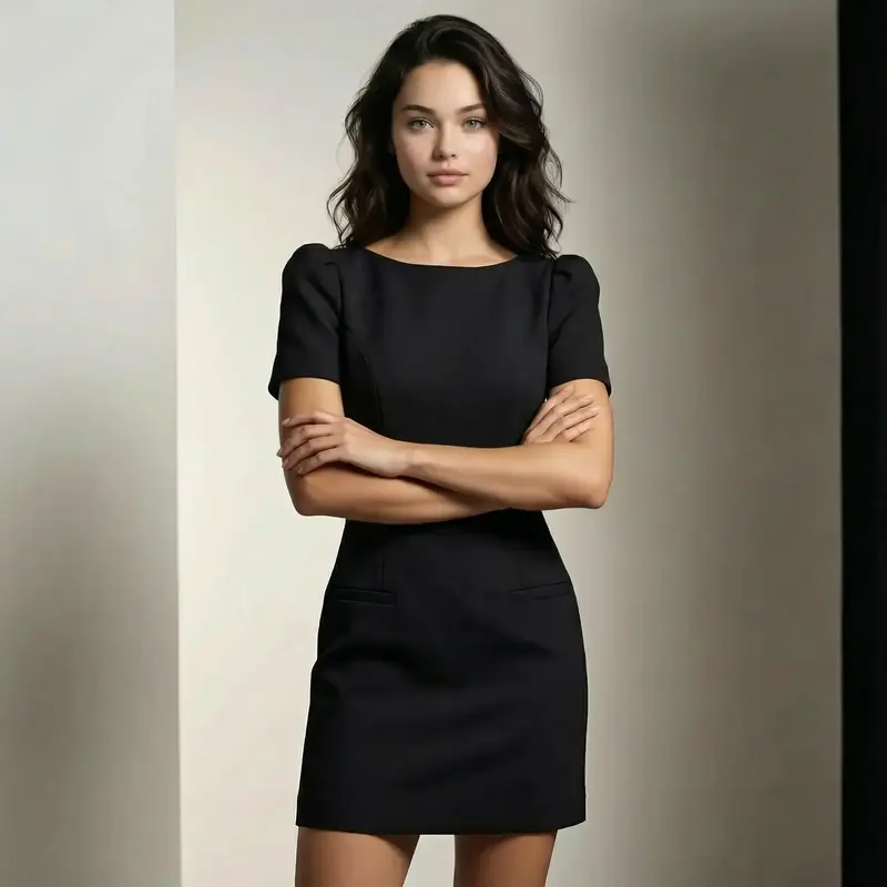 JANINE | Minikleid mit Puffärmeln