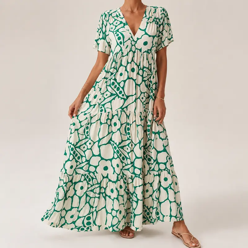 Jenny | Elegantes Boho-Maxikleid Clara
