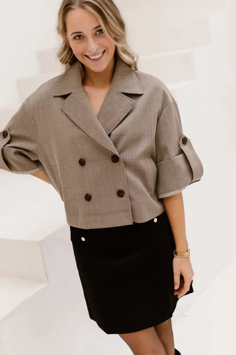 Jinthe check blazer