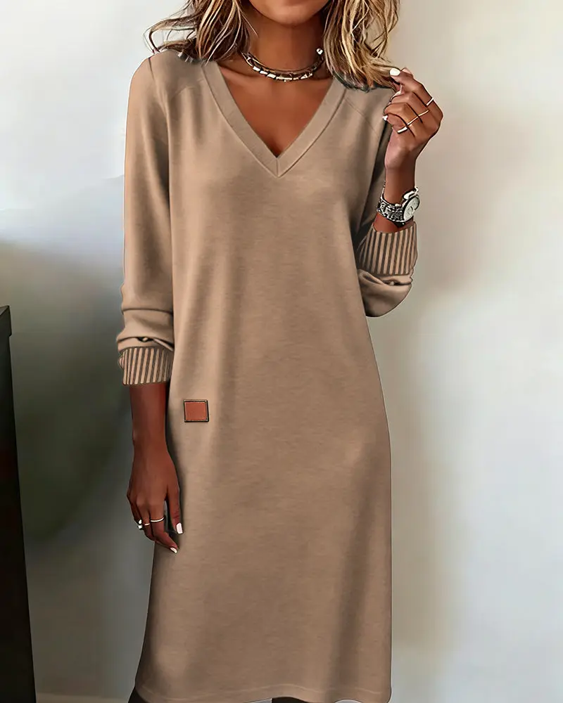 Johanna | Damen Sweatshirt Midikleid zum Alltag