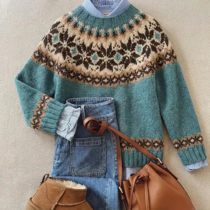 Jolie™ | Chic Vintage Knit Jumper