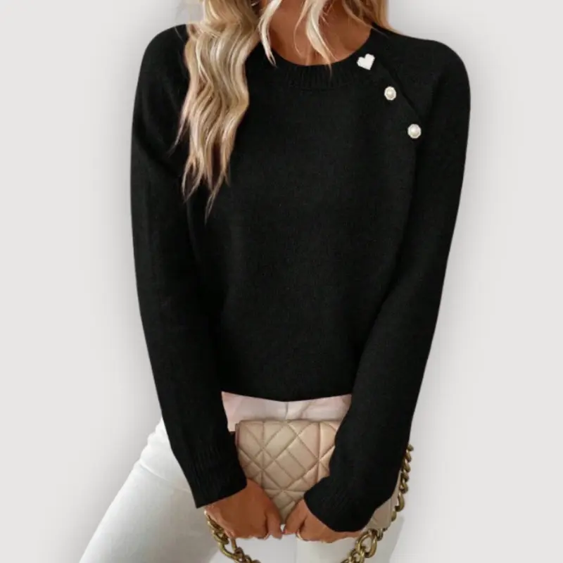 JONELLE – CHIC BUTTON JUMPER