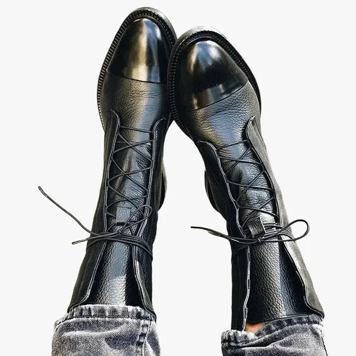 Julia | Damen Schnür-Stiefeletten für Business und Alltag