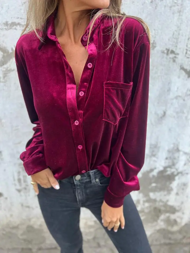Juliette™ | Velvet Shirt