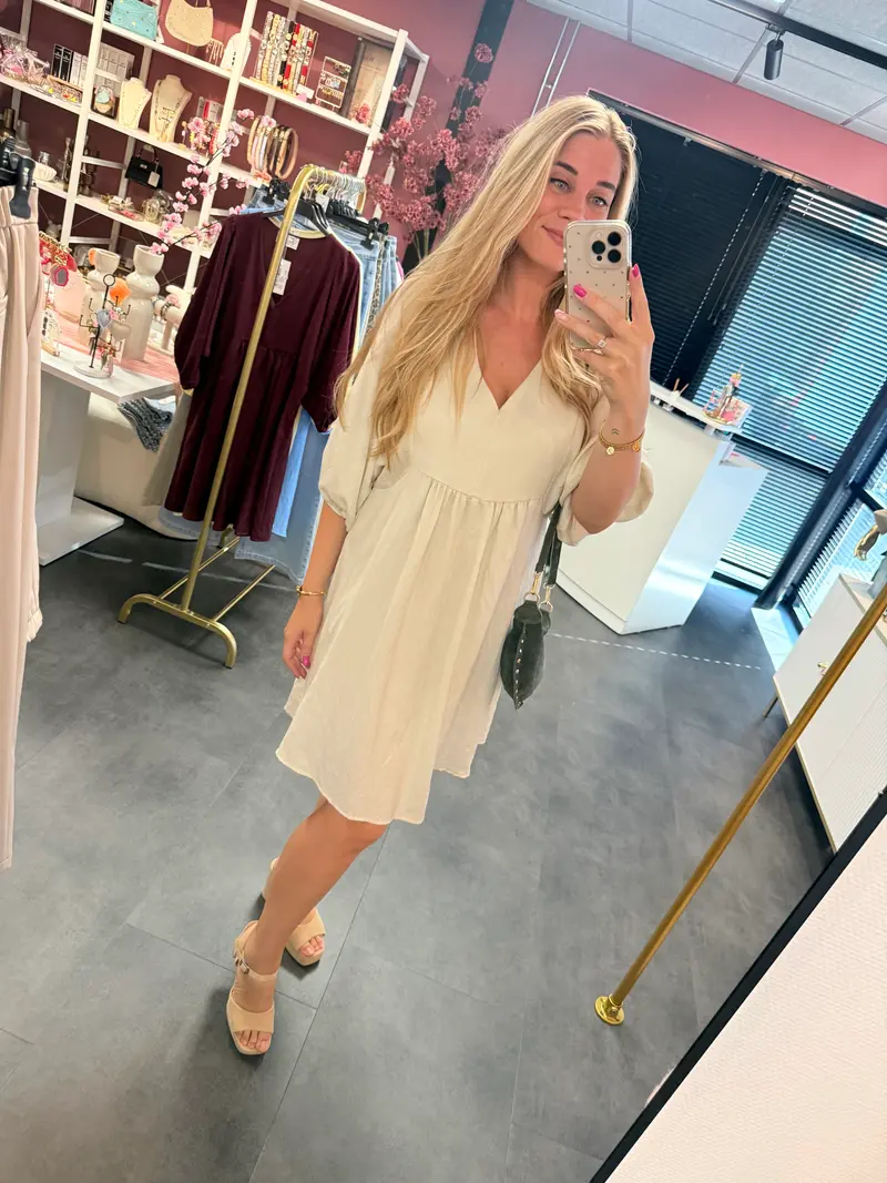 Jurk beige
