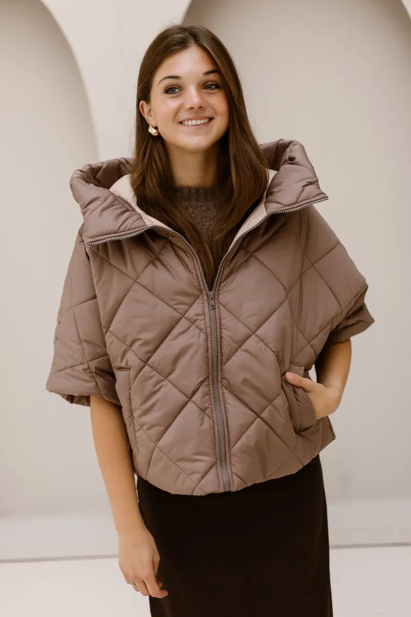 Karo bodywarmer taupe