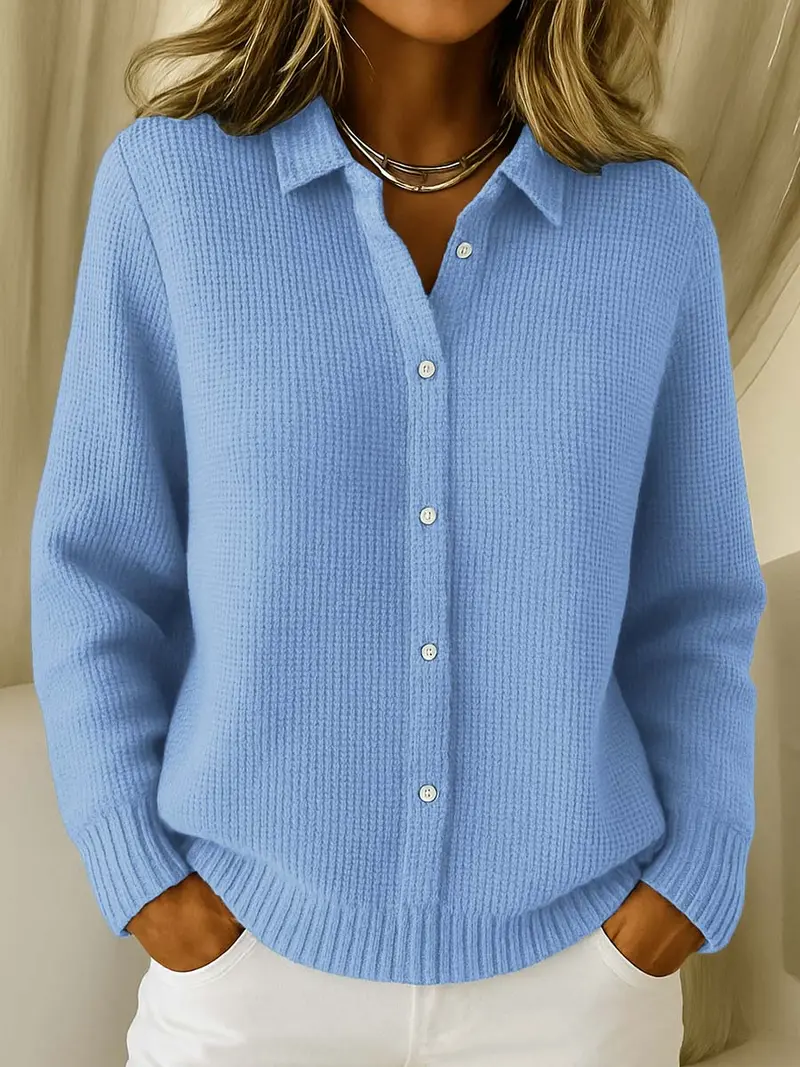 Katie | Knitted Button Cardigan