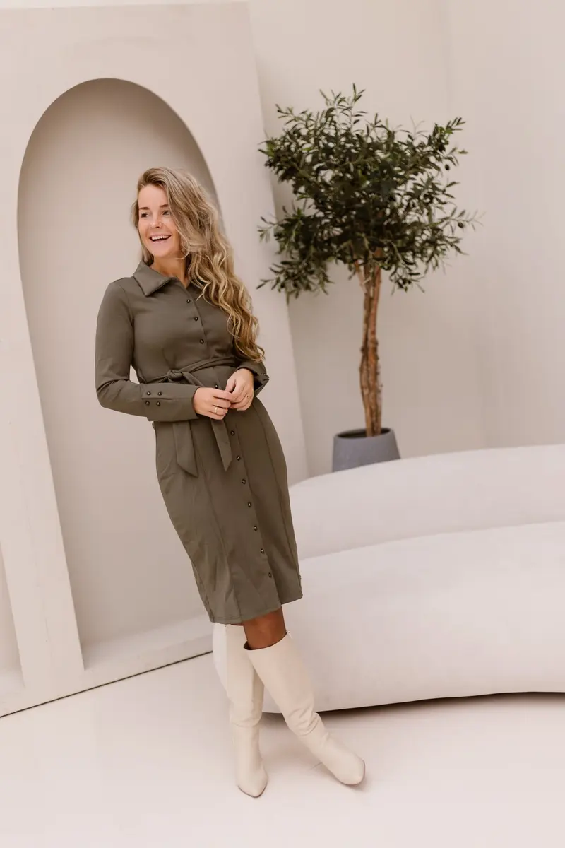 Kenny dress travel olive mirage