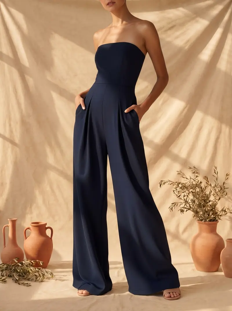 Kiora | Elegante Trägerlose Jumpsuit