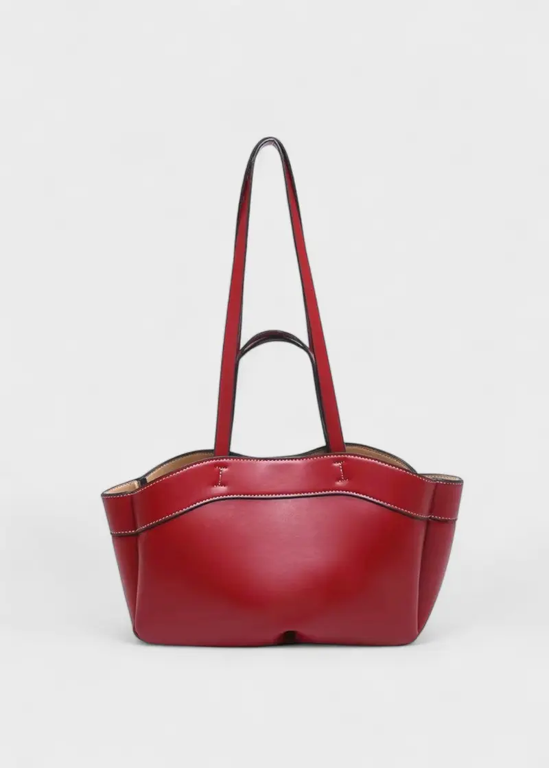Klassische Ledertasche Tote