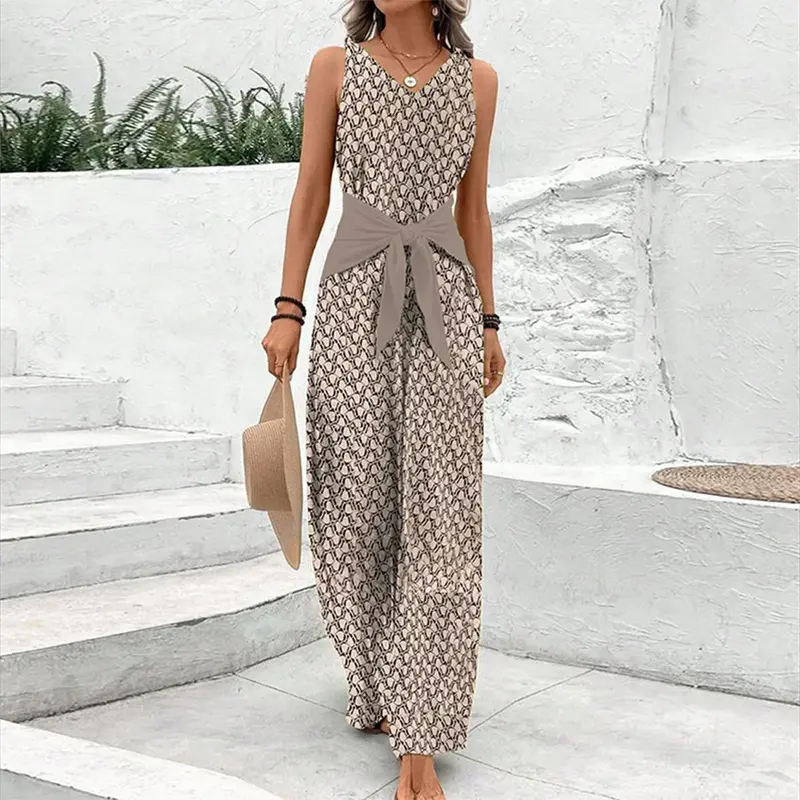 Klaudia | Elegancki kombinezon damski z bawełny premium, klasyczny