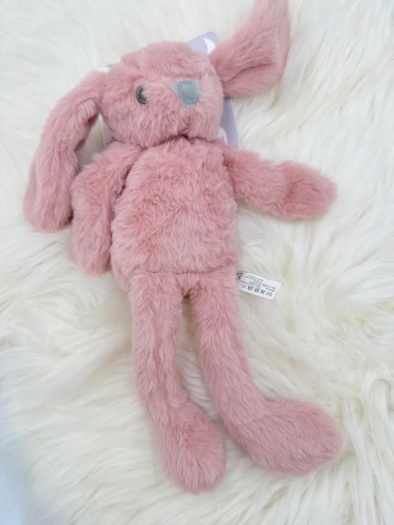 Knuffel konijn roze