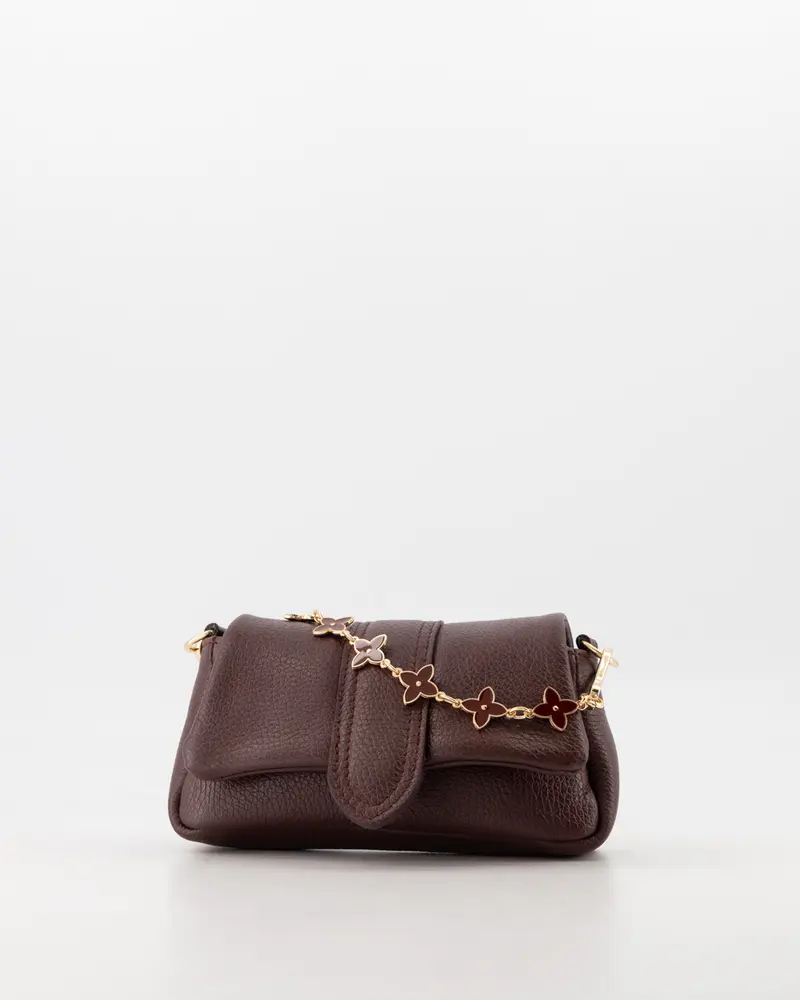 Kristy bag charm - bordeaux