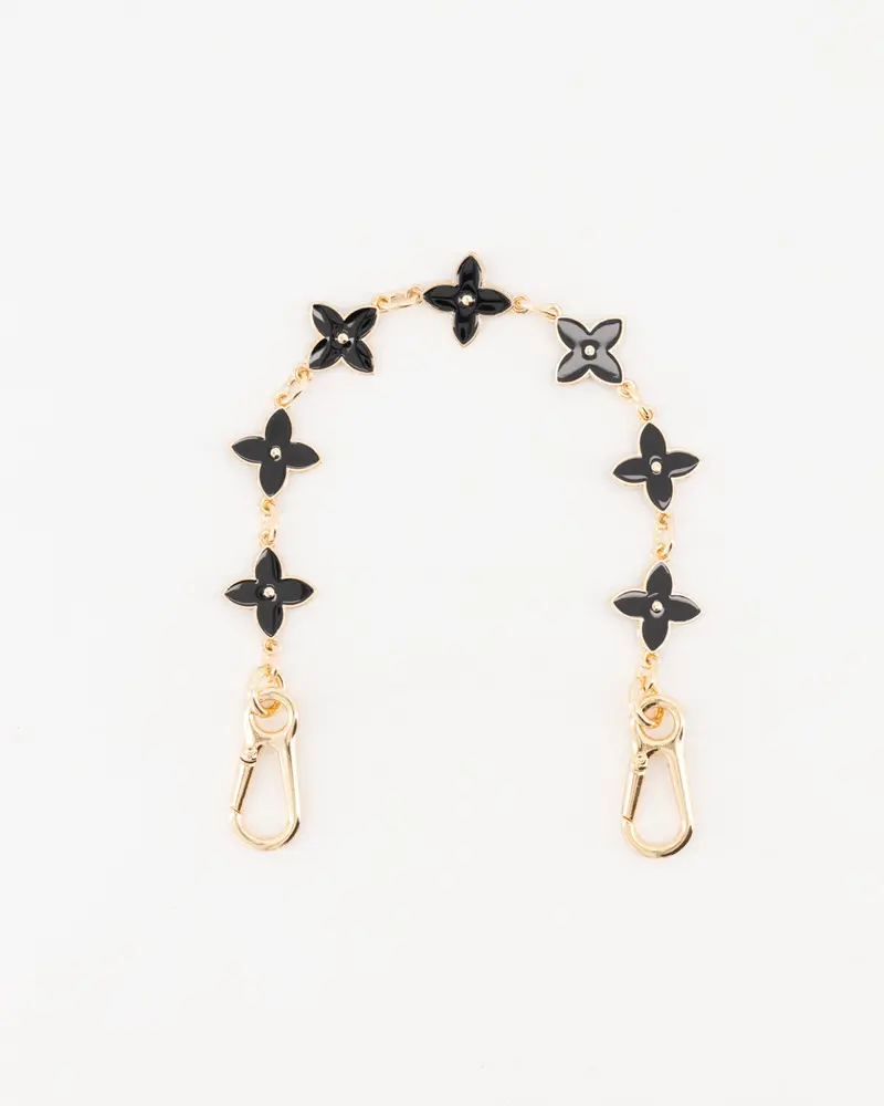 Kristy bag charm - zwart