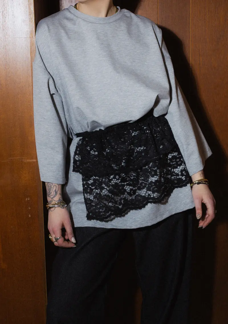 LACE WRAP SKIRT