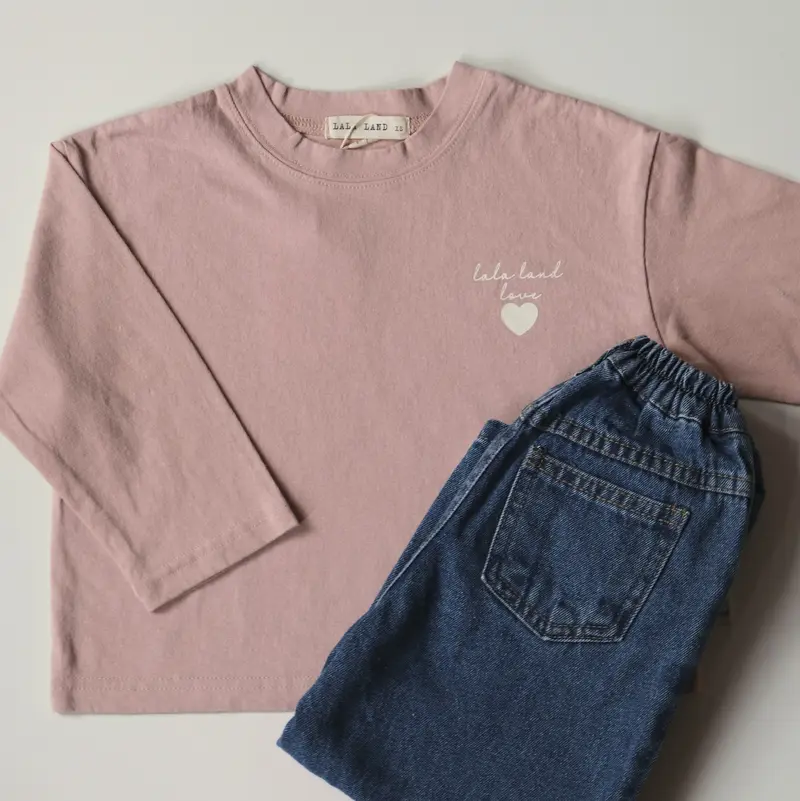 Lala Love Logo Tee - Pink