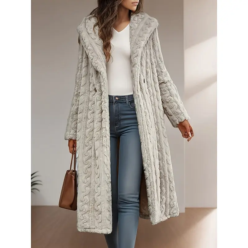 Lara | Warme Damen Herbstjacke mit Kapuze