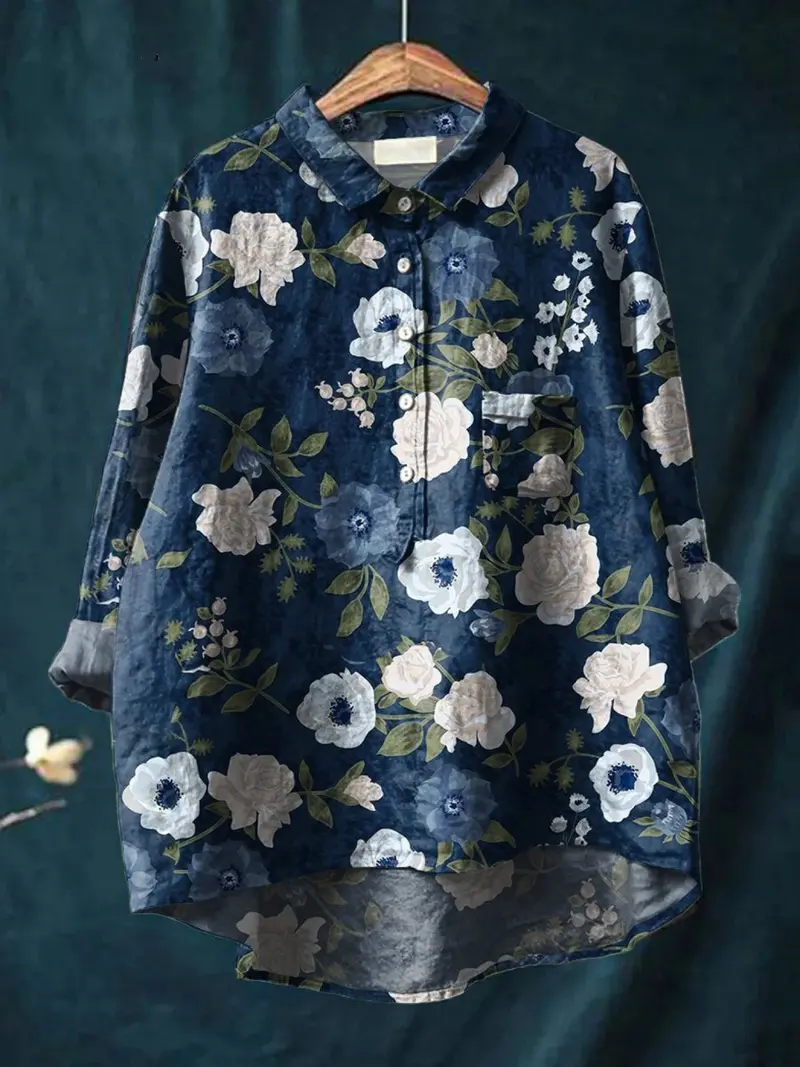 Lauren™ | Women's Floral Art Print Casual Shirt