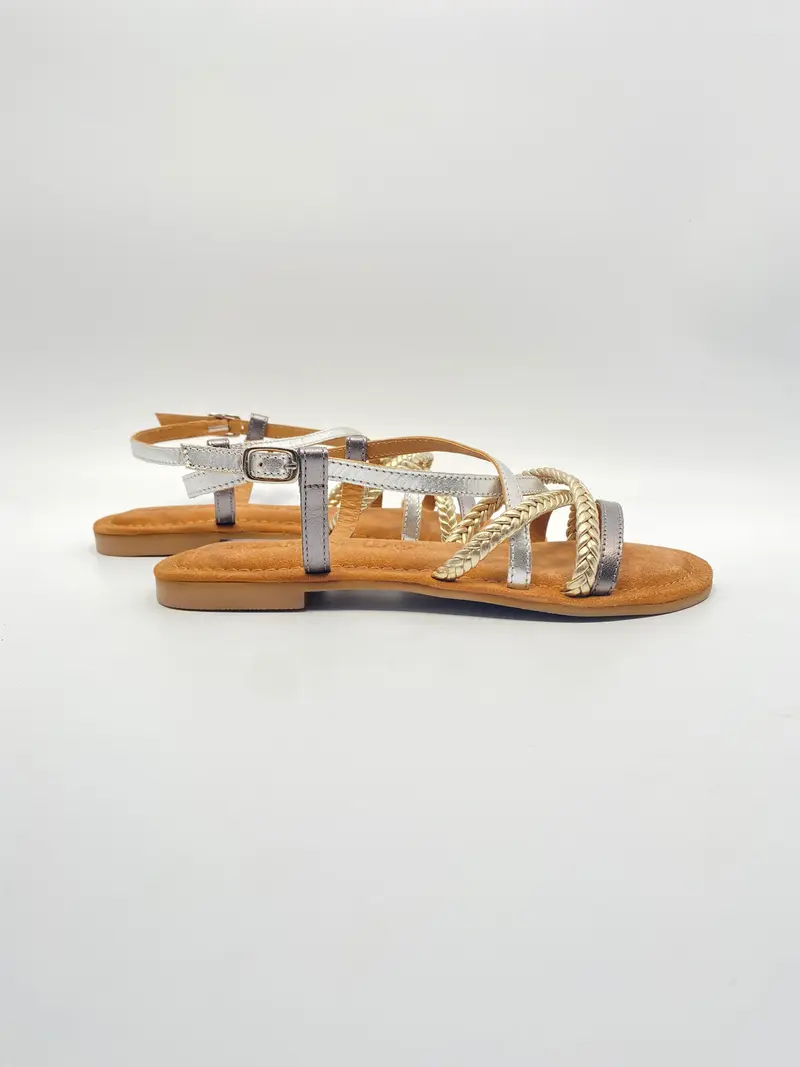 Lazamani sandalen LA33798 silver