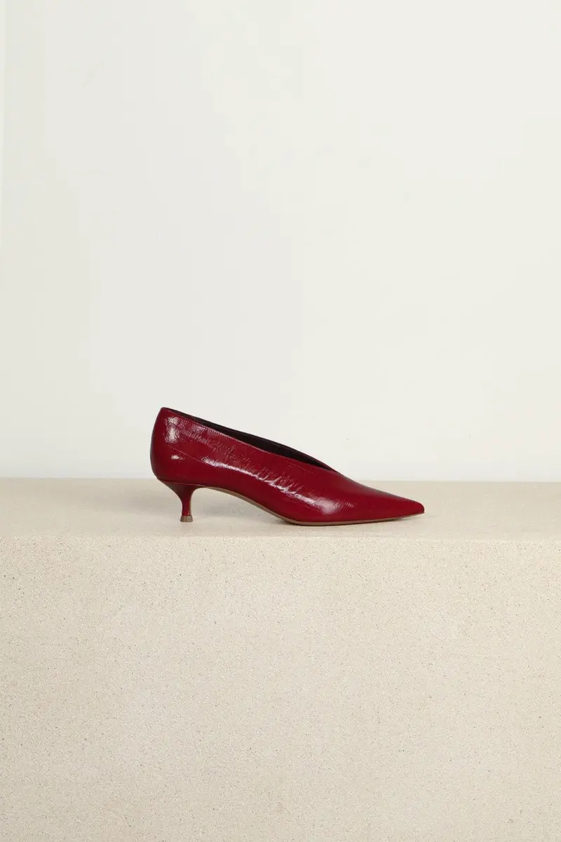Le Monde Béryl - Pumps - Babouche Kitten Heel - Oxblood