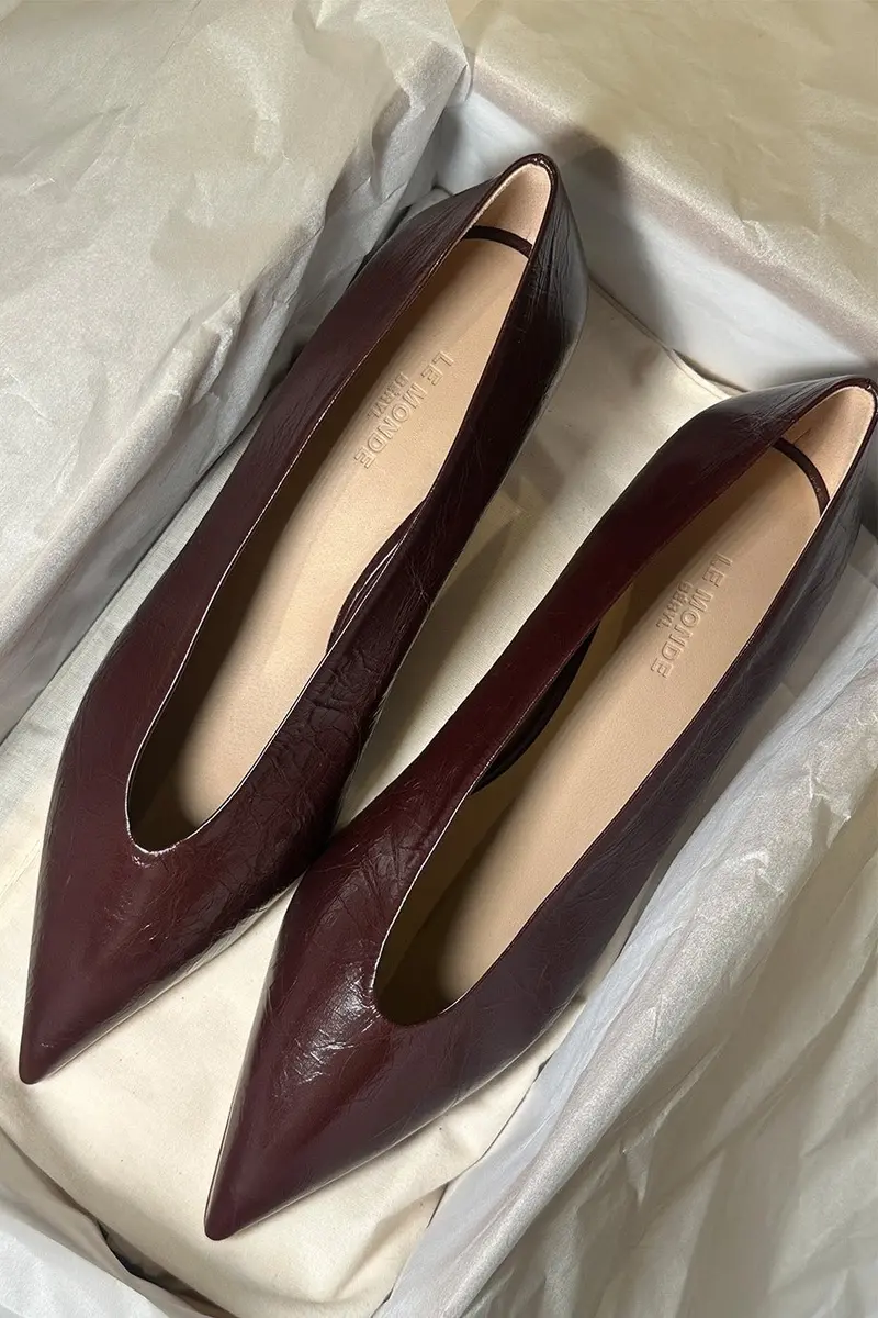 Le Monde Béryl - Sandalen - Babouche Kitten - Aubergine