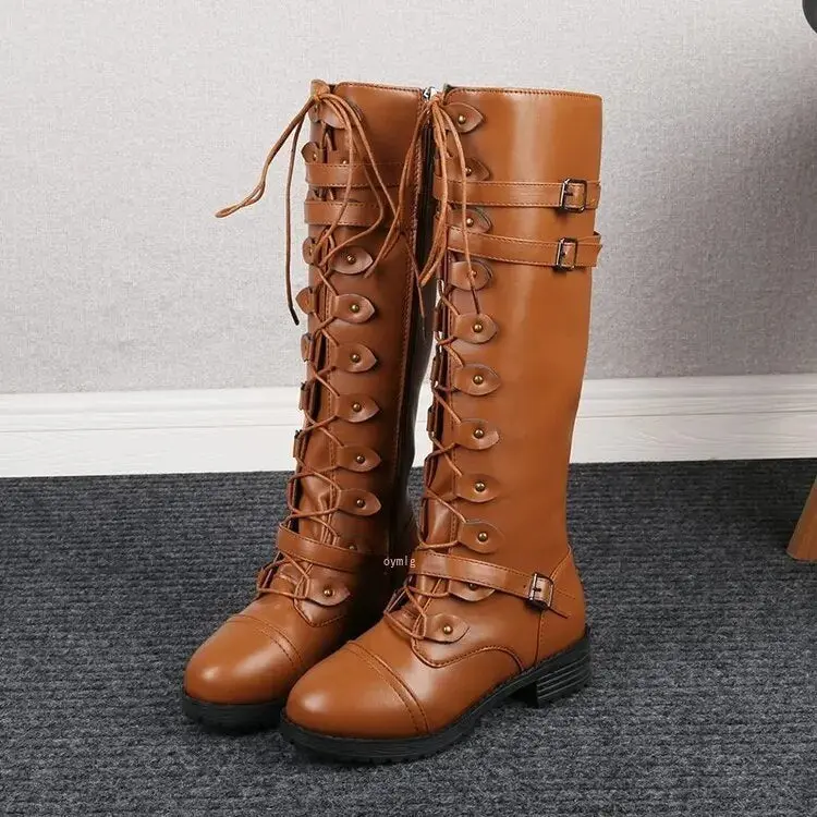 Lea | Winterstiefel Damen gefüttert wasserdicht mit Schnürung