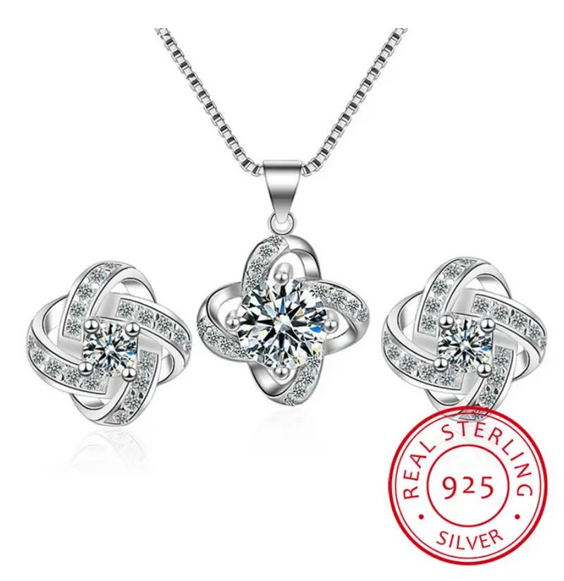 Liebesknoten-Halskette + Ohrringe | Shop Nory