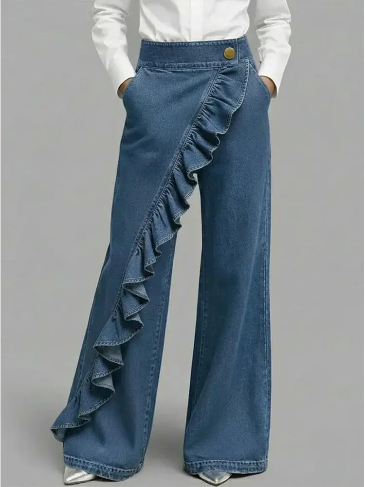 Linda™ | Comfortable Wide-Leg Denim Pants