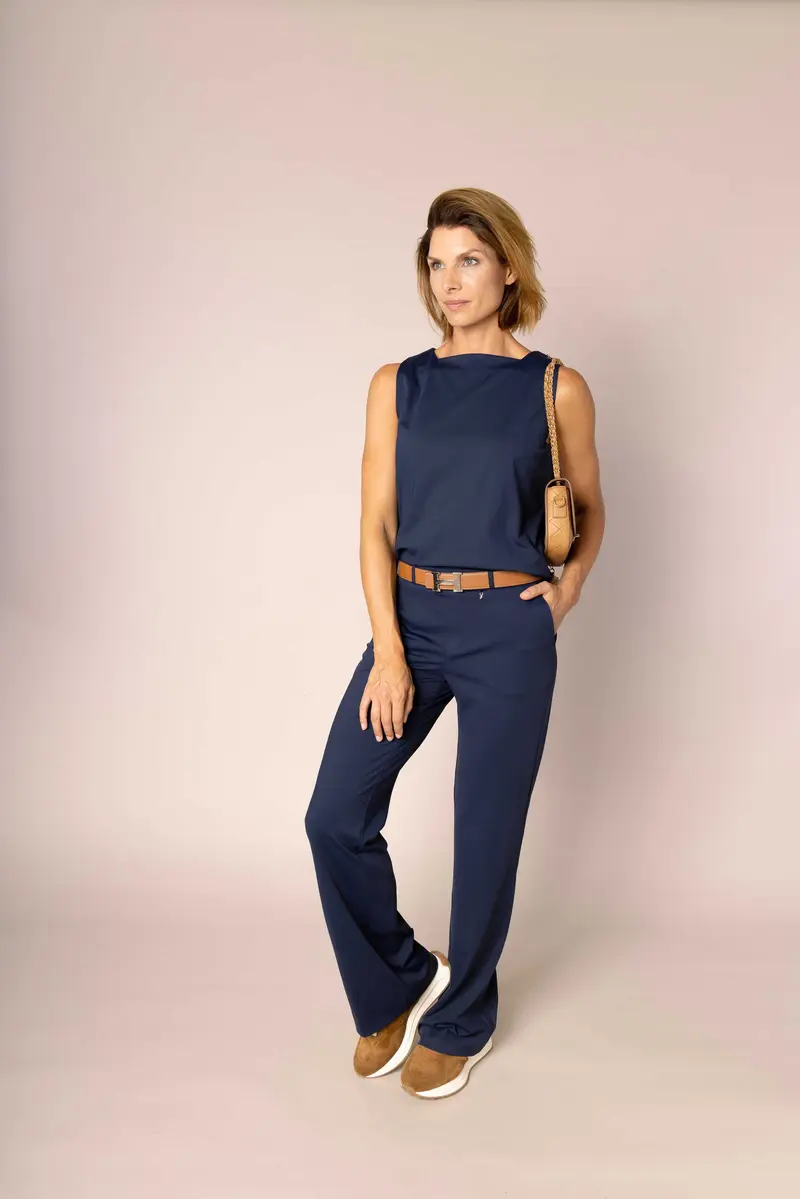 LINEA TOP - navy blue